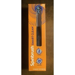 Spinbrush Smart Clean Powered Toothbrush Soft NIB 2 min timer - Dual Action Head